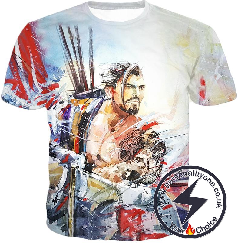 Overwatch Bow and Arrow Specialist Fighter Hanzo T-Shirt