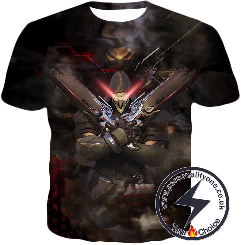 Overwatch Cool Reaper Hellfire Shotguns T-Shirt