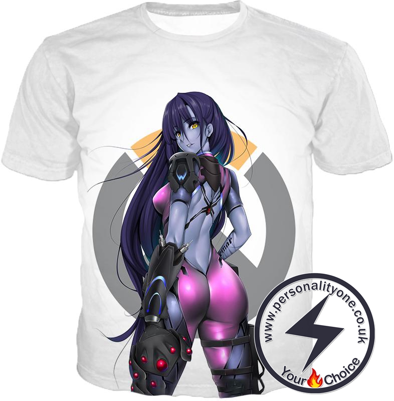 Overwatch Cute Widowmaker Fan Art Overwatch Promo White T-Shirt