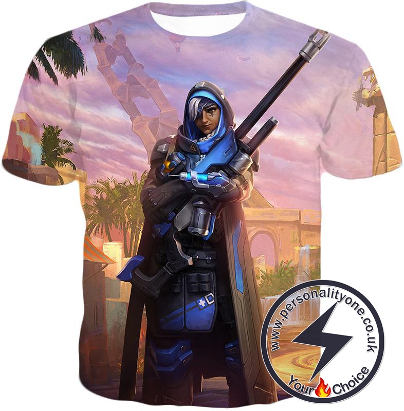 Overwatch Elite Sniper Ana Amori T-Shirt