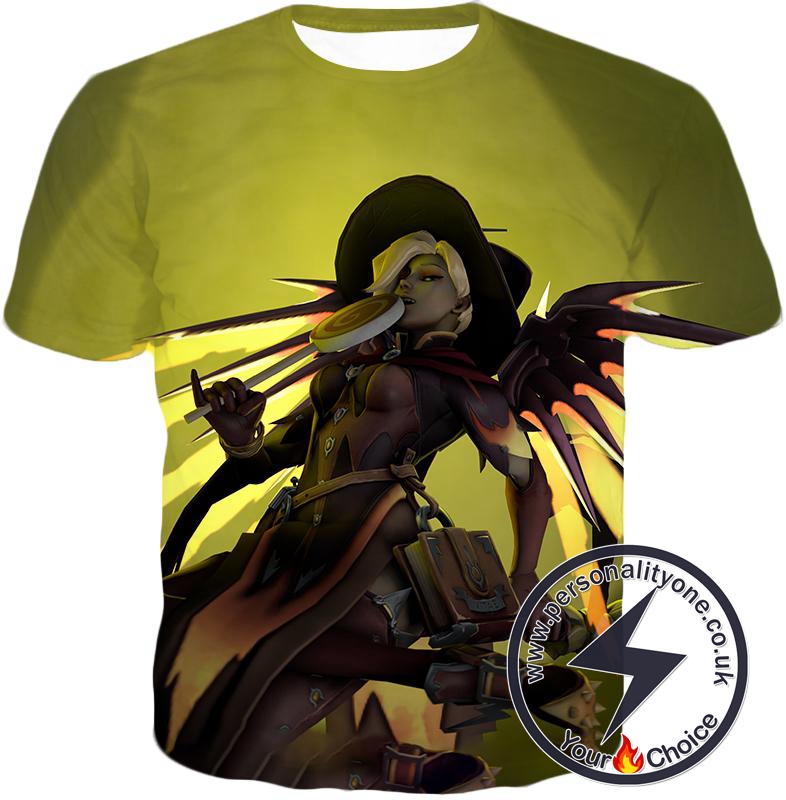 Overwatch Halloween Skins Team Healer Mercy T-Shirt