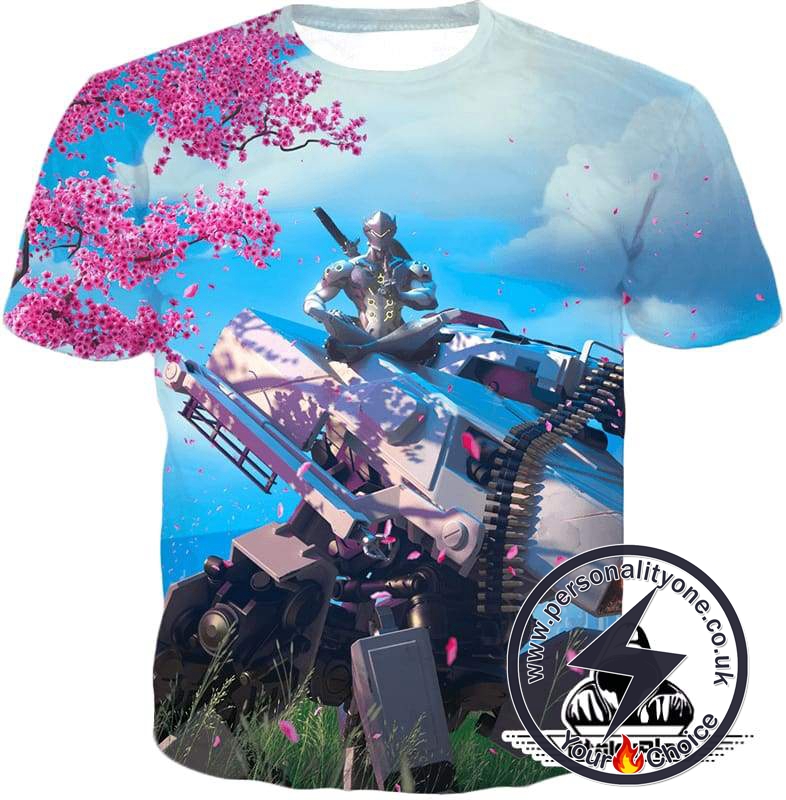 Overwatch Highly Technical Cyborg Ninja Genji T-Shirt