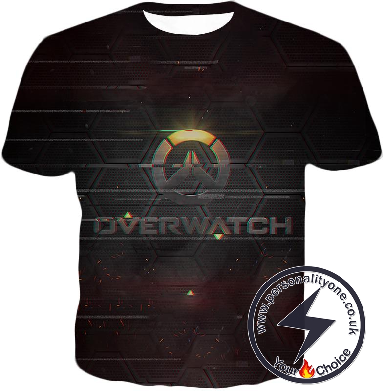 Overwatch Peace Keeping World Organization Overwatch Logo Promo T-Shirt