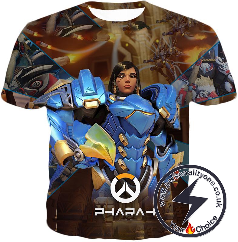 Overwatch Powerful Game Attack Hero Pharah T-Shirt