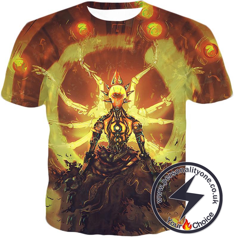 Overwatch Powerful Robot Wandering Guru Zenyatta T-Shirt