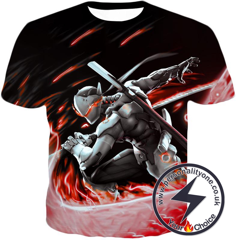 Overwatch Super Cool Cyborg Ninja Genji T-Shirt