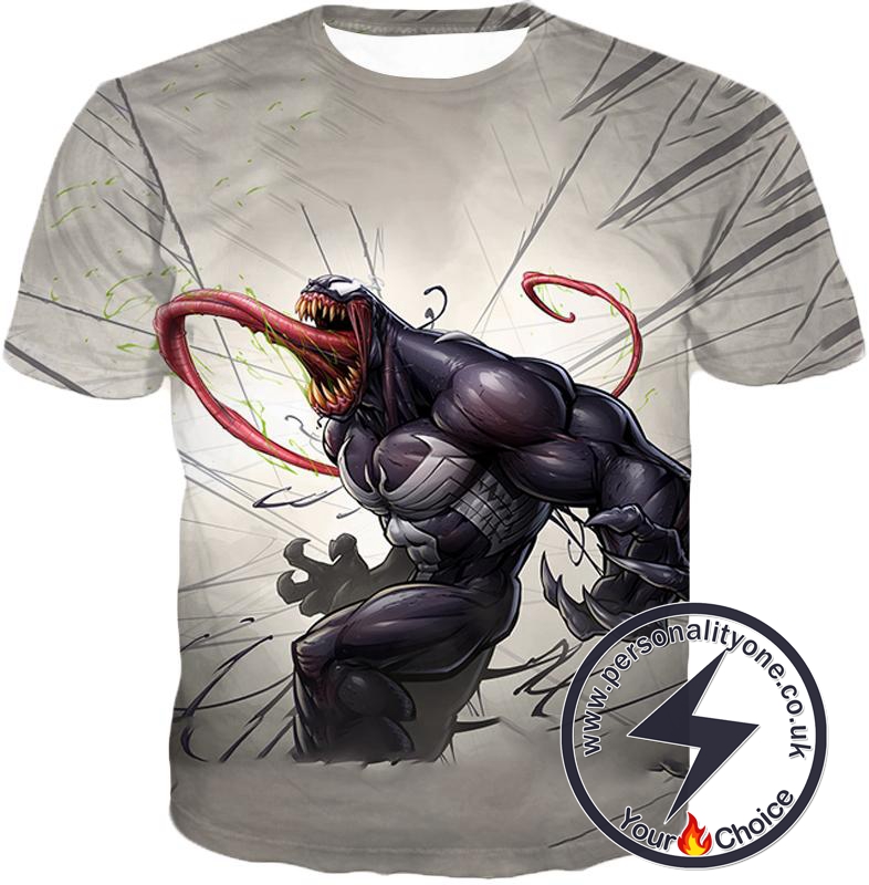 Parasitic Villain Venom White T-Shirt