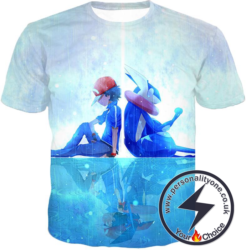 Pokemon Awesome Pokemon Promo Ash X Greninja Cool T-Shirt