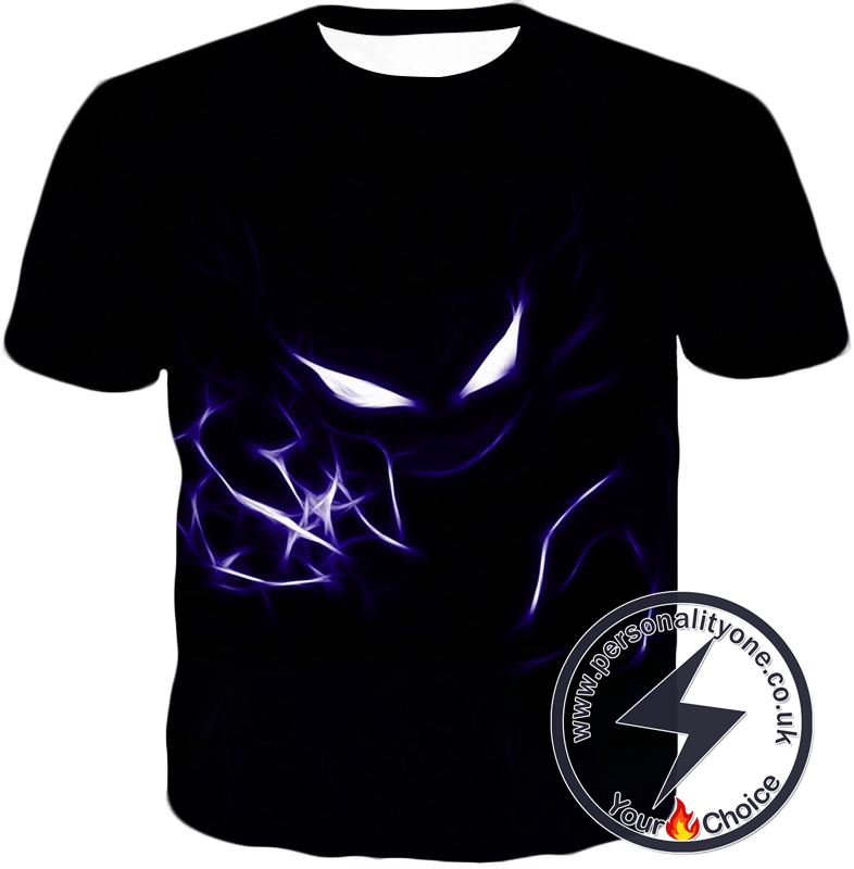 Pokemon Cool Ghost Type Pokemon Haunter Amazing Black T-Shirt