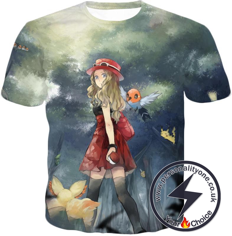 Pokemon Cute Pokemon X and Y Performer and Trainer Serena Cool T-Shirt