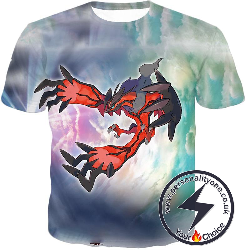 Pokemon Legendary Dark Flying Pokemon Yveltal Awesome T-Shirt