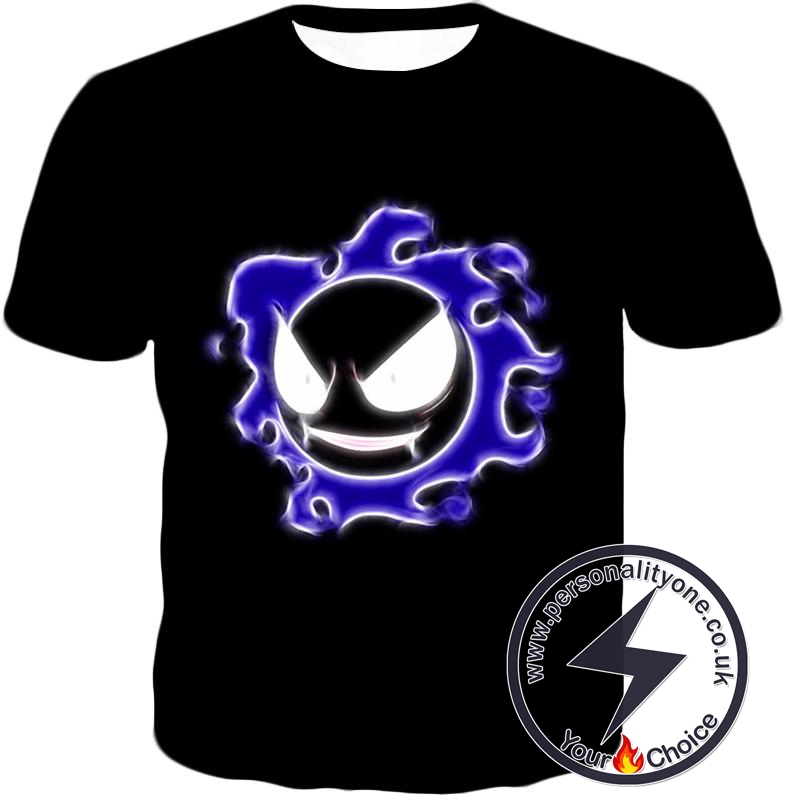 Pokemon Super Cool Ghastly Ghost Type Pokemon Awesome Black T-Shirt