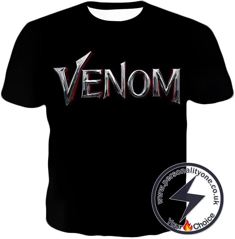 Pure Black Venom Promo Logo T-Shirt