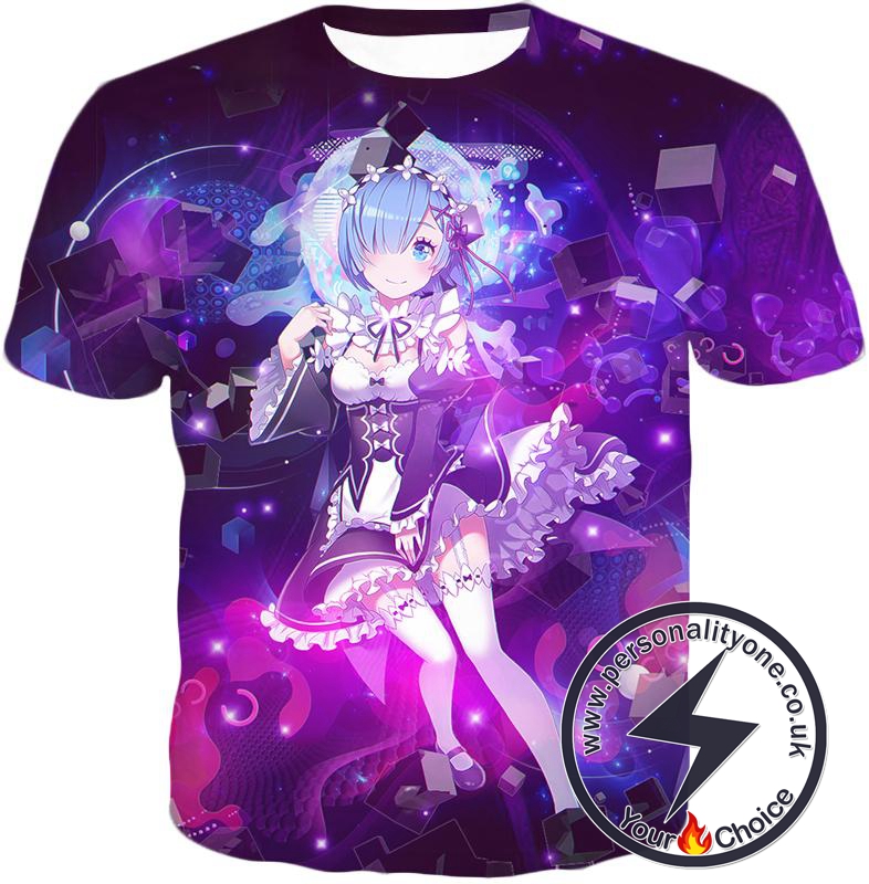 Re:Zero Very Cute Anime Maid Rem Awesome Print T-Shirt