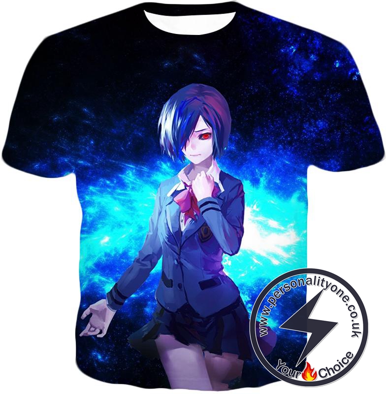 Tokyo Ghoul Beautiful Ghoul Touka Black Awesome T-Shirt