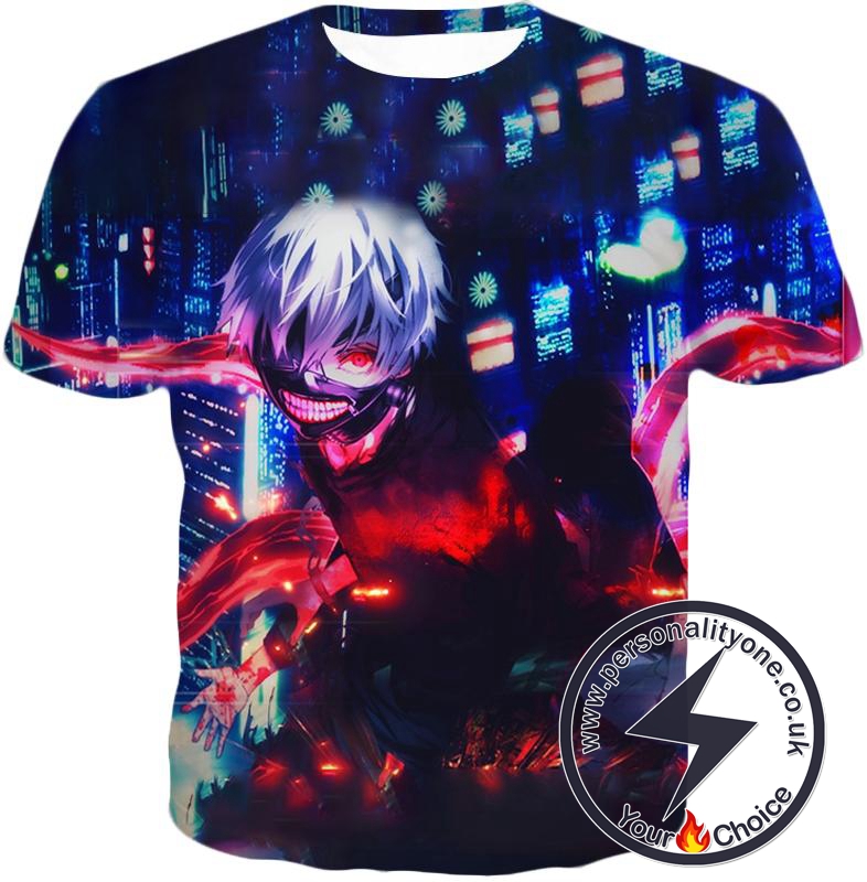 Tokyo Ghoul Ghoul Ken Kaneki Red Kagune Amazing T-Shirt