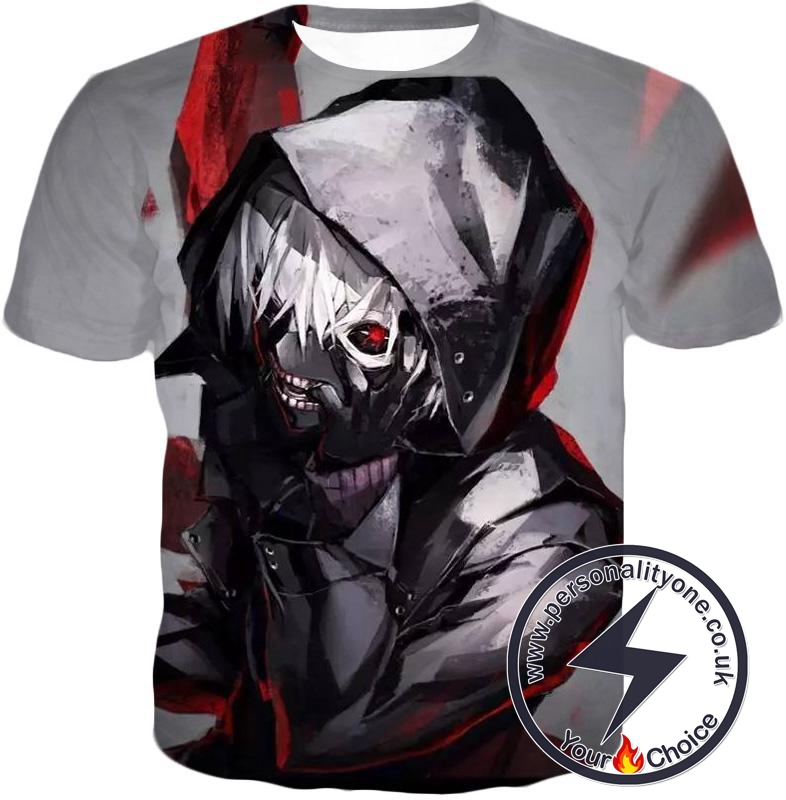 Tokyo Ghoul Kaneki Ken T-Shirt - Tokyo Ghoul 3D Shirts And Clothing