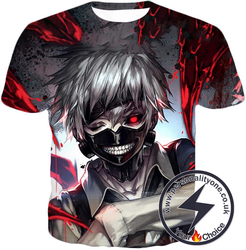 Tokyo Ghoul Super Cool Masked Ken Kaneki Awesome T-Shirt