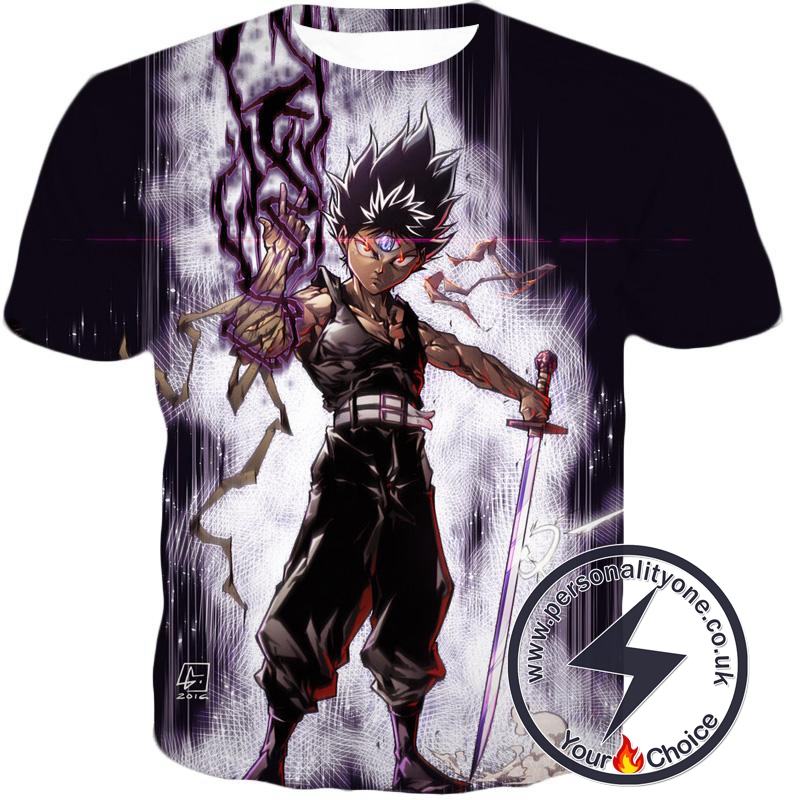 Yu Yu Hakusho Hiei Dragon of The Darkness Flame T-Shirt - Yu Yu Hakusho 3D Shirts And Clothing